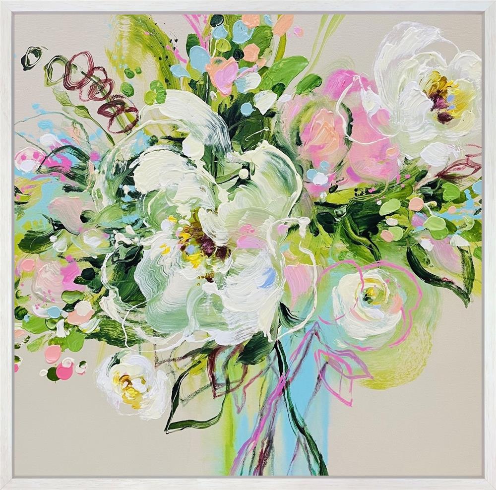 Anna Cher - 'Wild Flower Symphony' - Framed Original Artwork