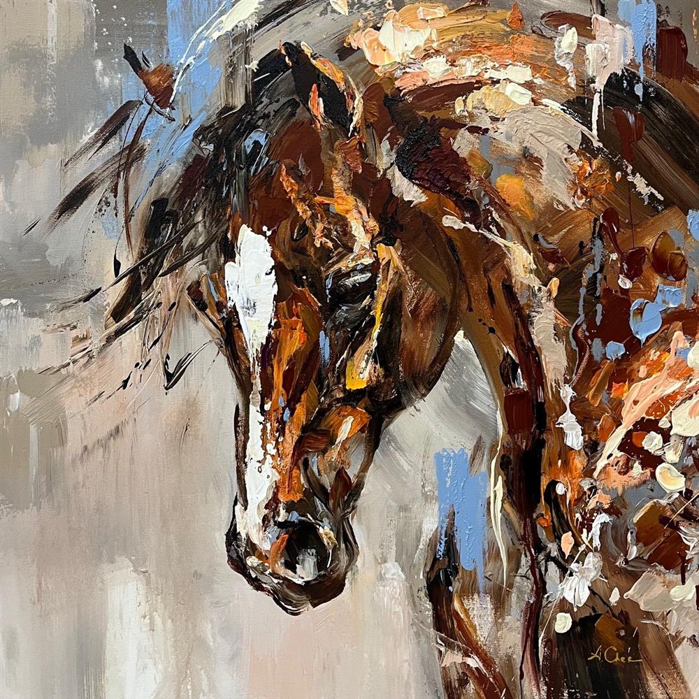 Anna Cher - 'Wind-Born' - Framed Original Artwork