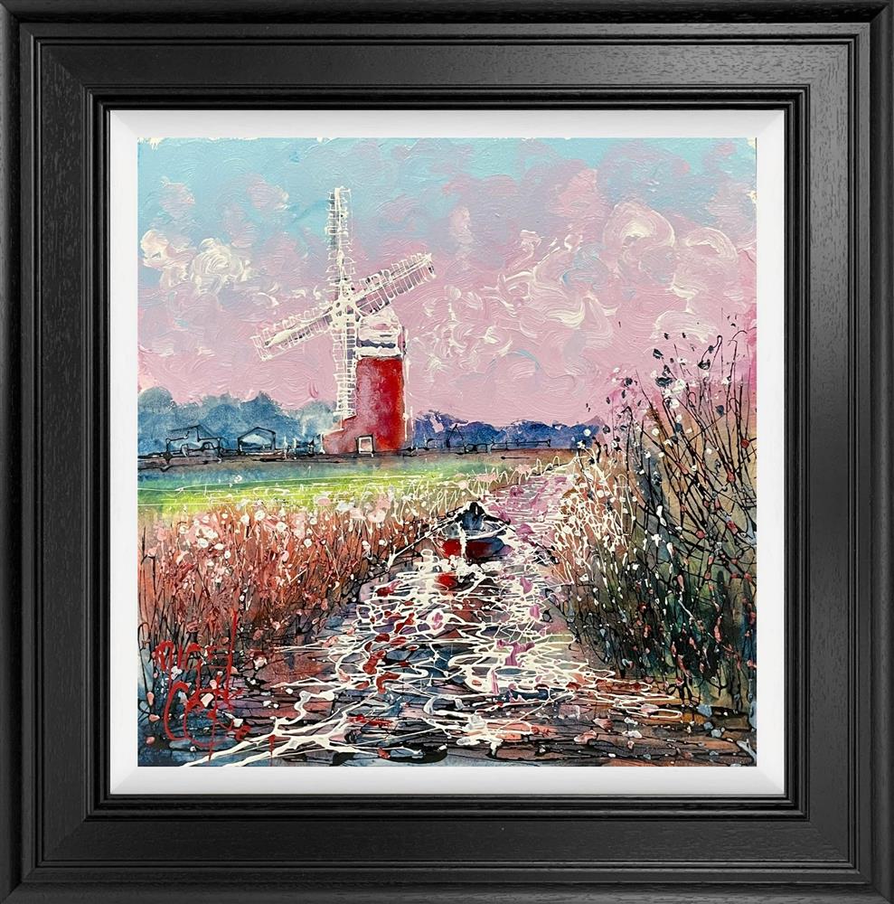 Nigel Cooke - 'Windmills On The Broads' - Framed Original Artwork