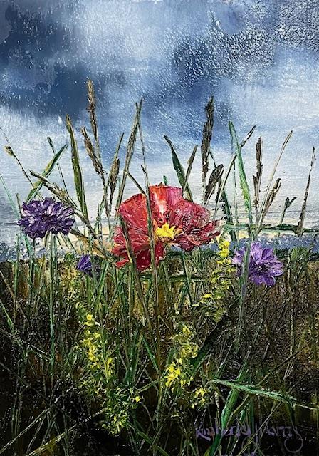 Kimberley Harris - 'Windsong Over Open Lands' - Framed Original Artwork