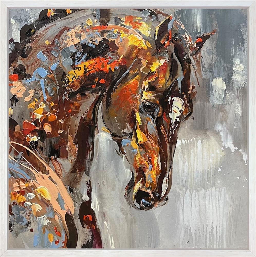 Anna Cher - 'Wind Swept Grace' - Framed Original Artwork