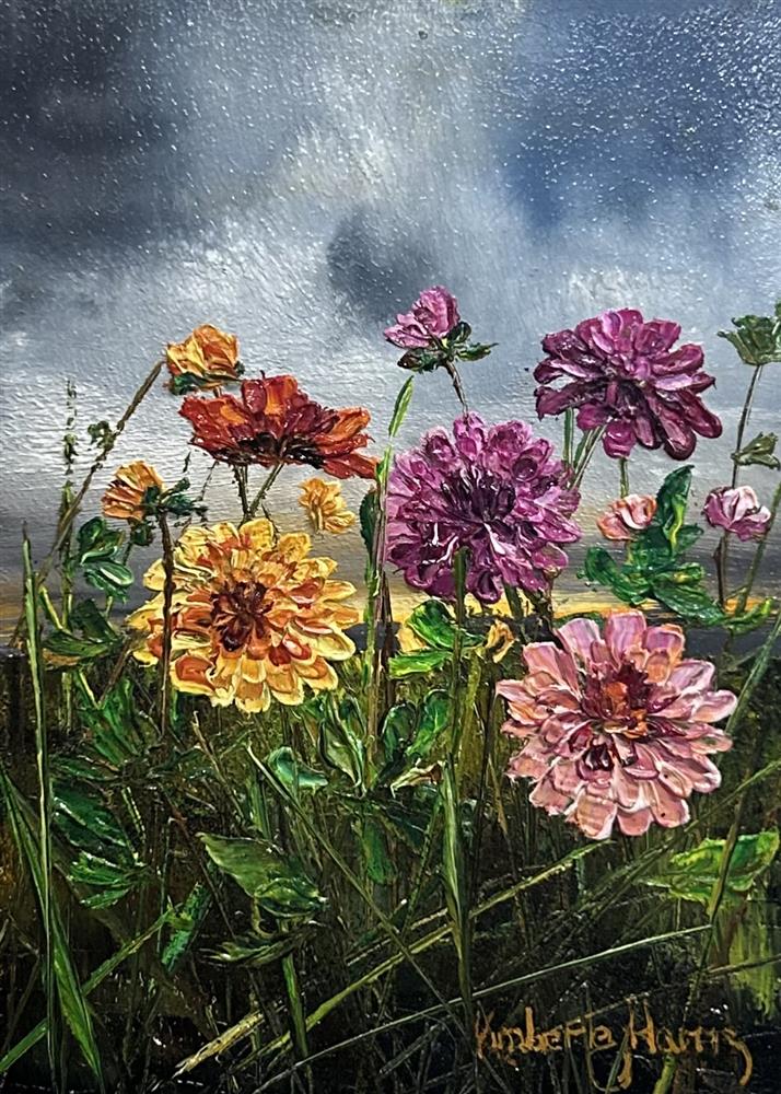 Kimberley Harris - 'Windswept Grace' - Framed Original Art