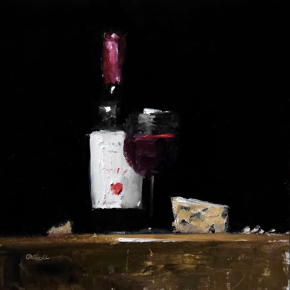Neil Carroll - 'Wine And Cheese' - Framed Original Artwork