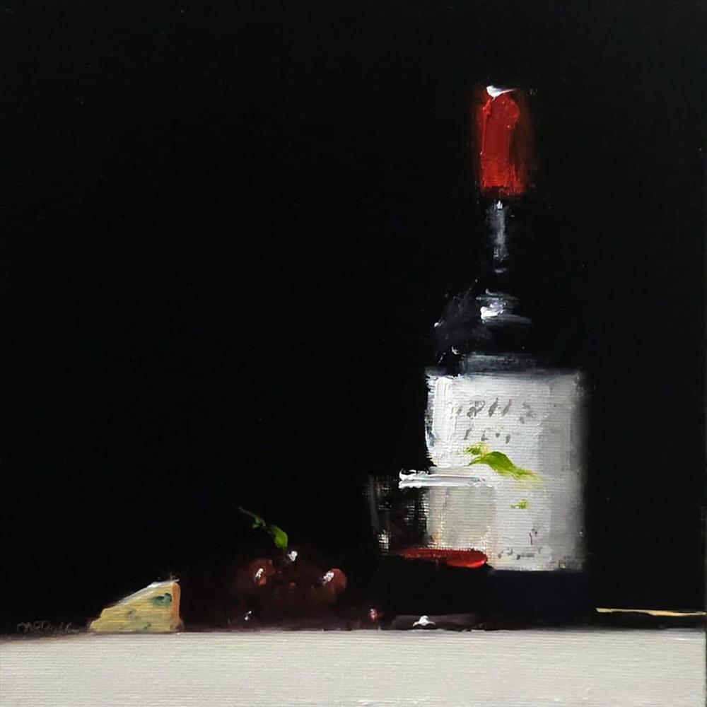 Neil Carroll - 'Wine And Cheese' - Framed Original Artwork