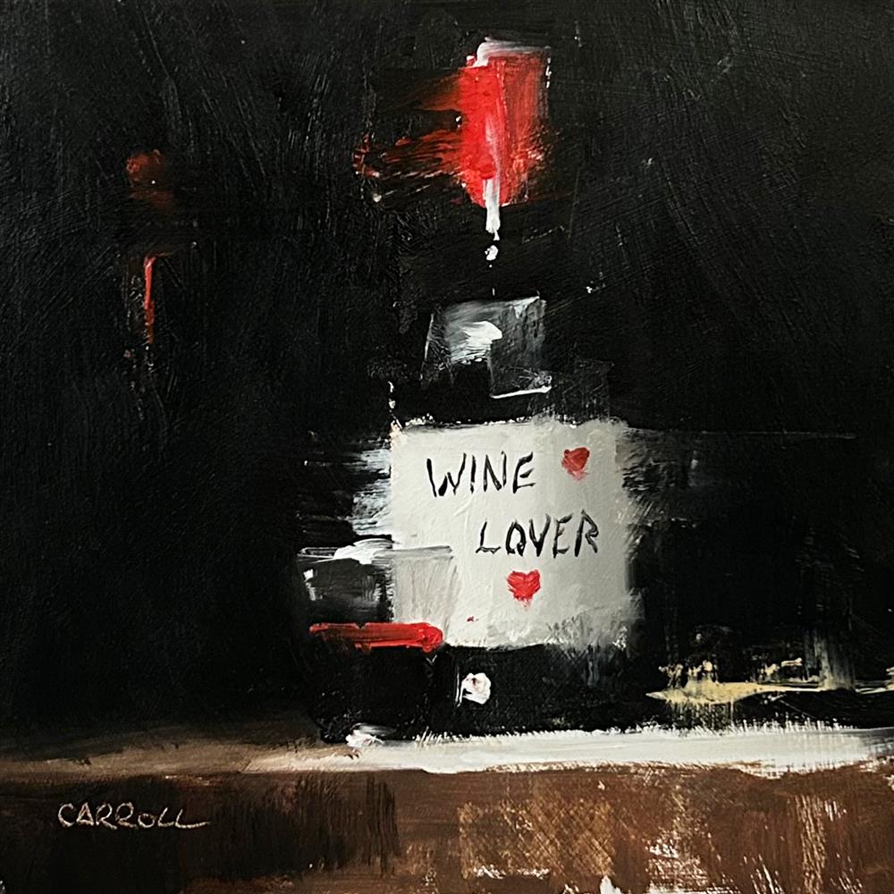 Neil Carroll -  'Wine Lover' - Framed Original Painting