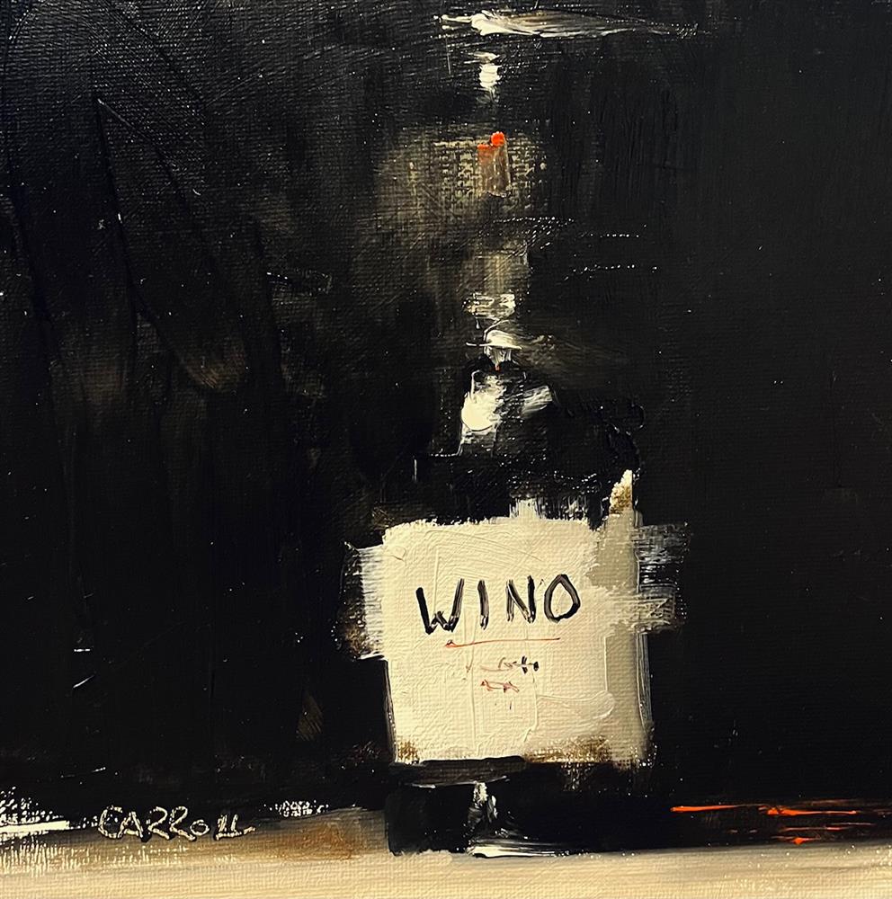 Neil Carroll -  'Wino' - Framed Original Painting