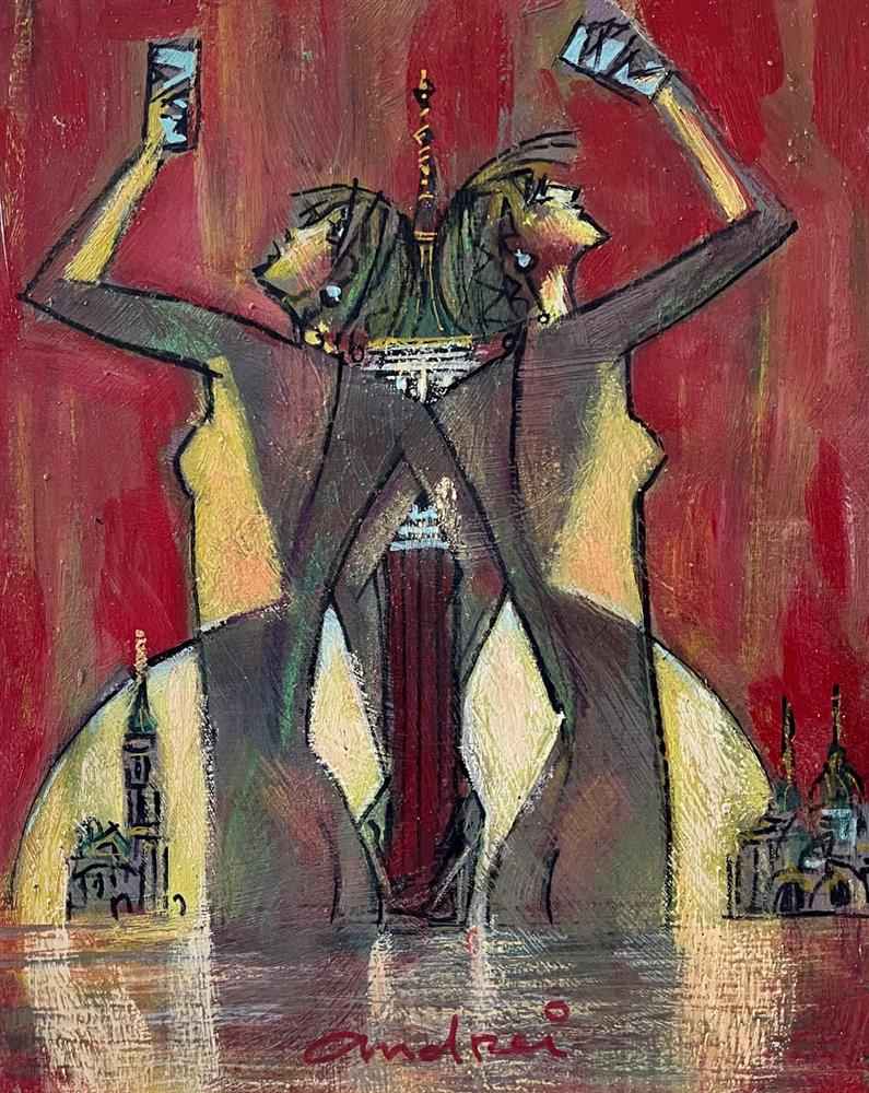 Andrei Protsouk - 'With St Marco ' - Framed Original Artwork