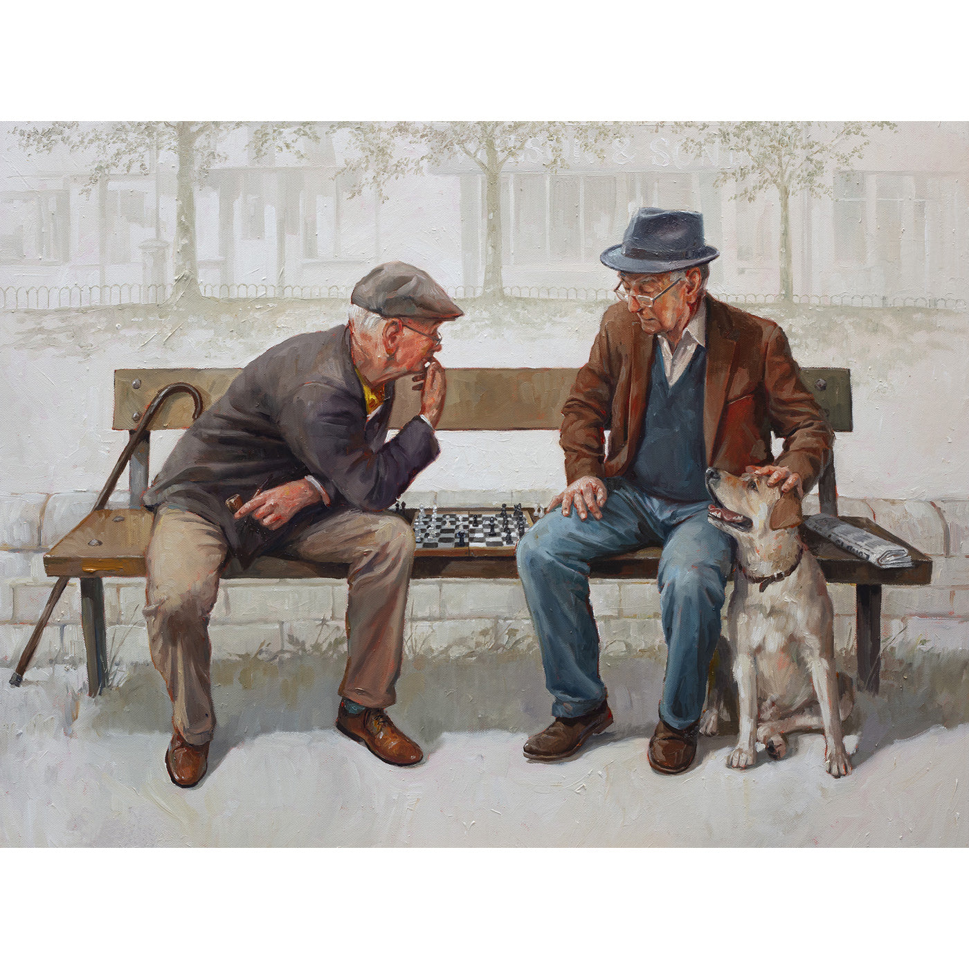 Lee Fearnley  - 'Your Move'- Framed Limited Edition