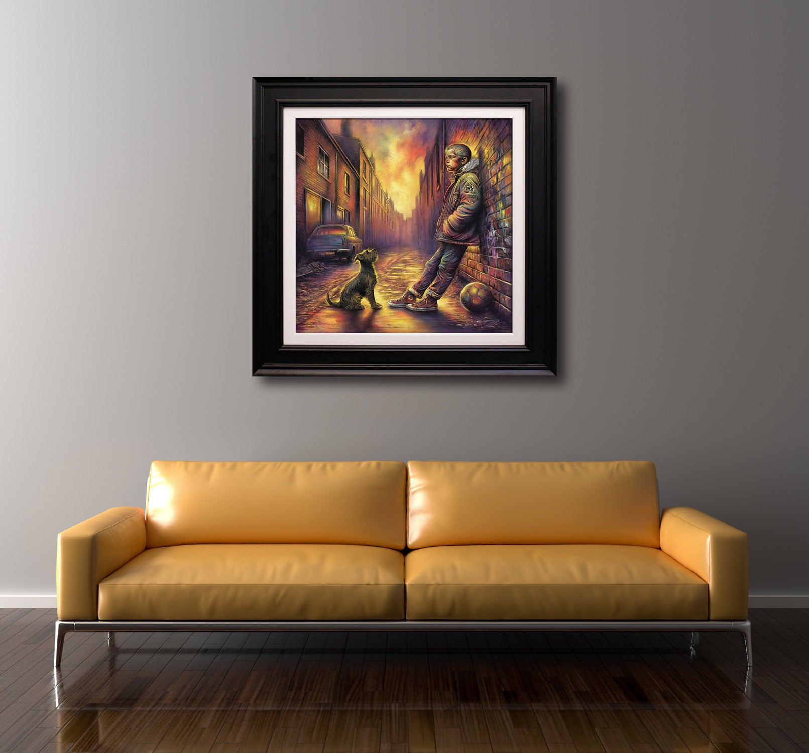 Craig Everett  - 'A Dog's Life'- Framed Original