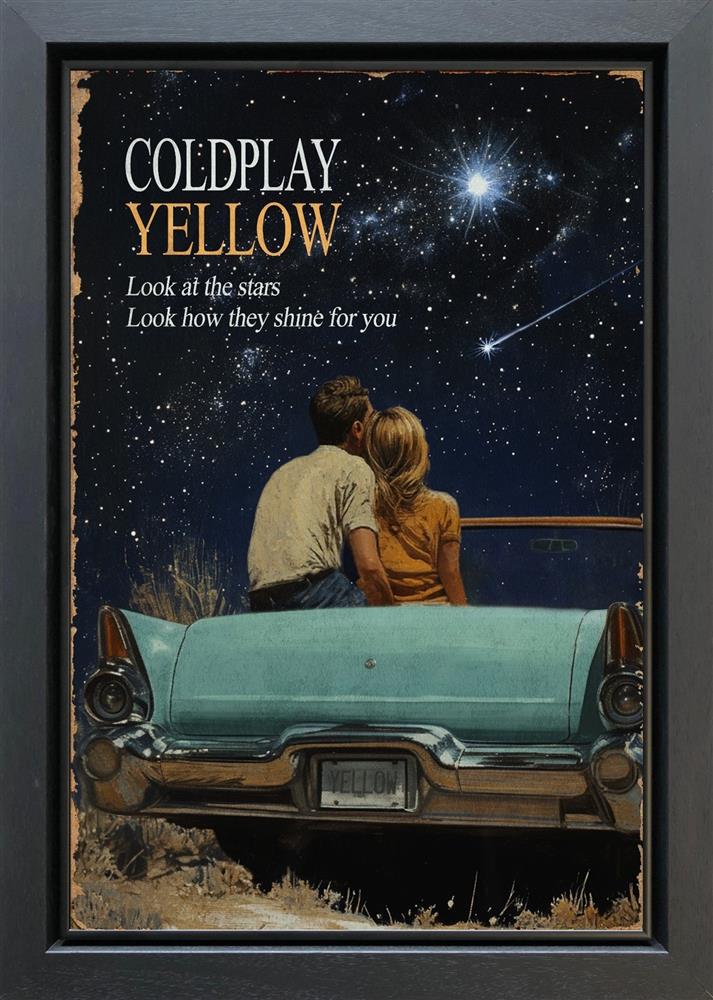 Linda Charles - 'Yellow' - Framed Original Artwork