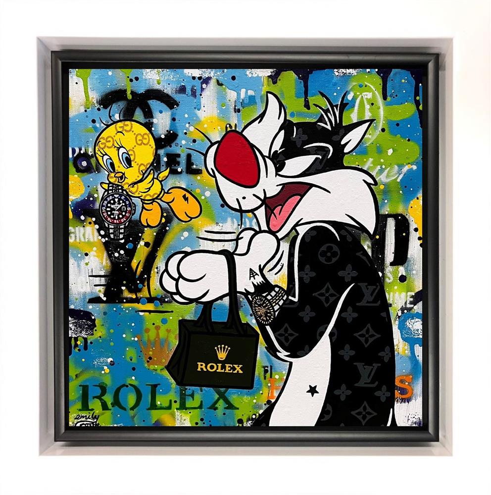 Emily Crook - 'You Can't Catch Me' - Framed Original Artwork