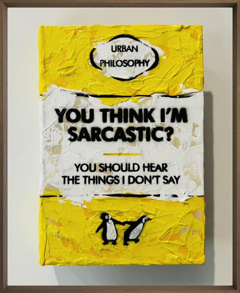 Hue Folk - 'You Think I'm' - Storybook - Framed Original Artwork