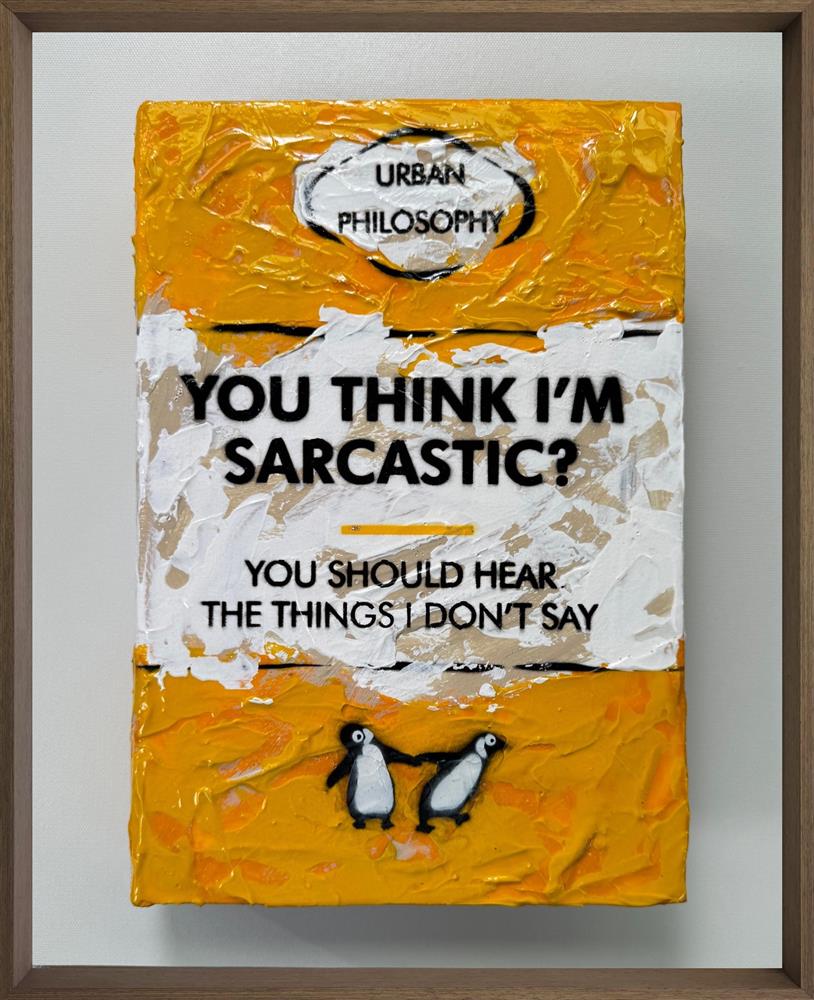 Hue Folk - 'You Think I'm...'  - Storybook'' - Framed Original Art