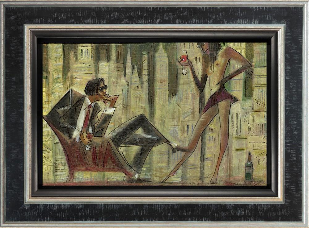 Andrei Protsouk - 'Yves Saint Laurent' - Framed Original Art