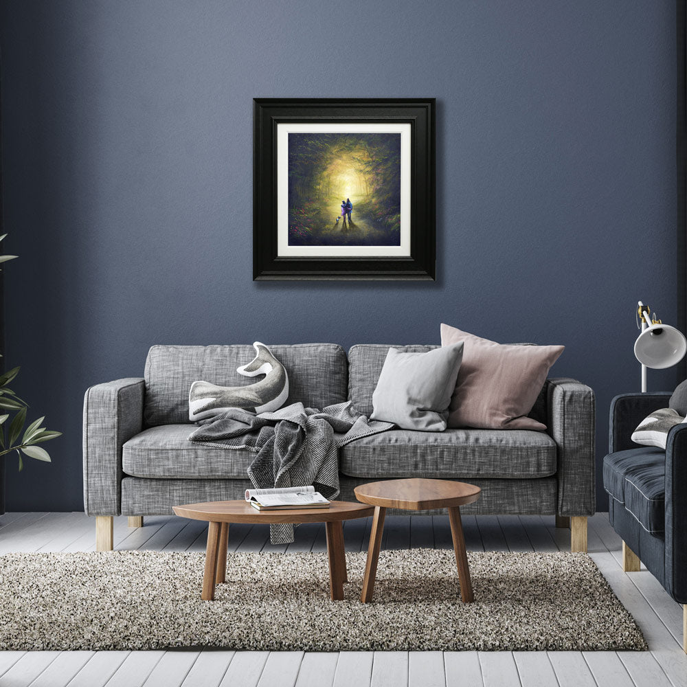 Danny Abrahams - 'A Blooming Romance' - Framed Limited Edition Art