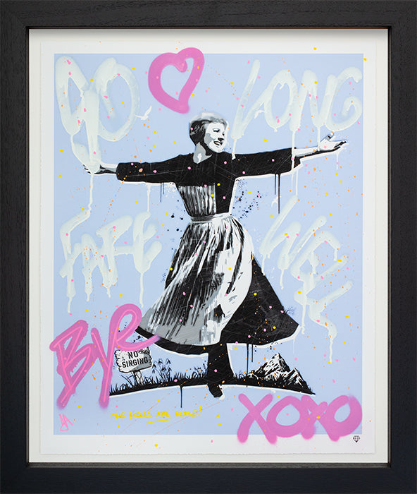 JJ Adams - 'The Hills Are Alive - Blue' - Framed Limited Edition