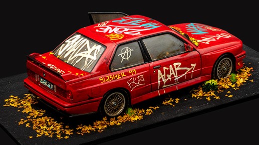 JJ Adams - 'Stolen Recovered - 'BMW E30 M3" (1989)'-  Original Sculpture