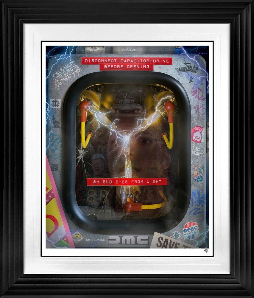 JJ Adams - 'Flux Capacitor - 1.21 Gigawatts' - Framed Limited Edition