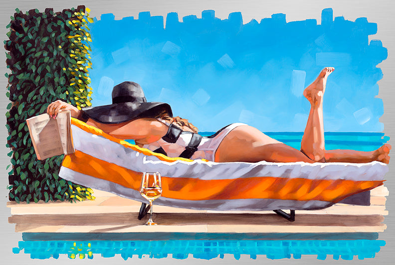 Richard Blunt - 'Two Weeks With Pay' - Framed Original