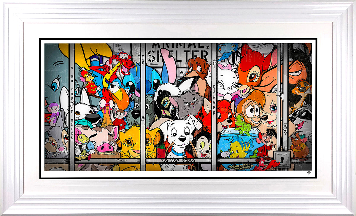JJ Adams - 'Animal Shelter' - Framed Limited Edition