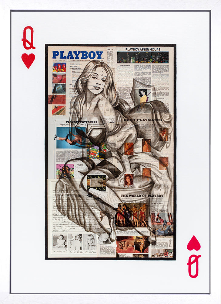 Chess - 'Queen Of Hearts' - Framed Original Artwork