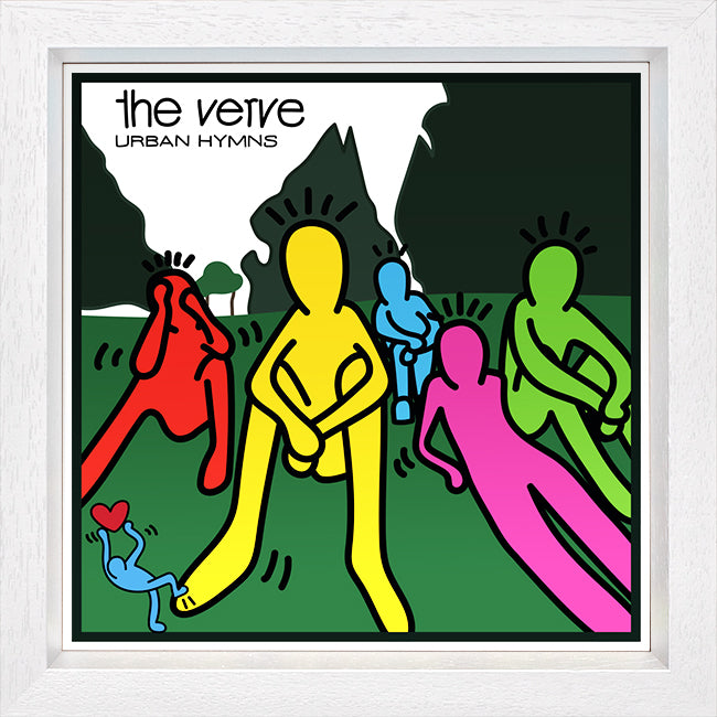TBOY - 'Urban Hymns (The Verve)' - Keith Haring 12" Album Series - Framed Limited Edition