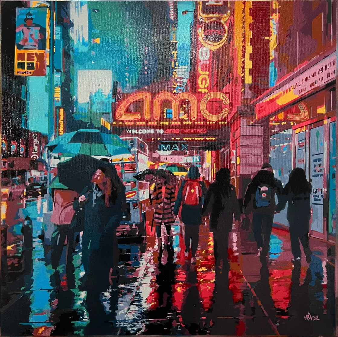Marco Barberio - 'Rainy New York Street #2' - Original Art