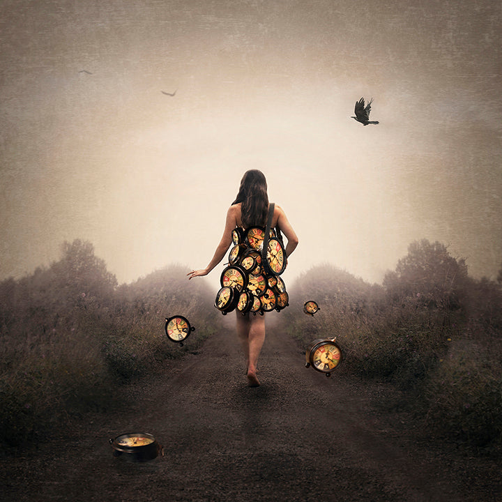 Michelle Mackie - 'Losing Track Of Time' - Framed Limited Edition Art