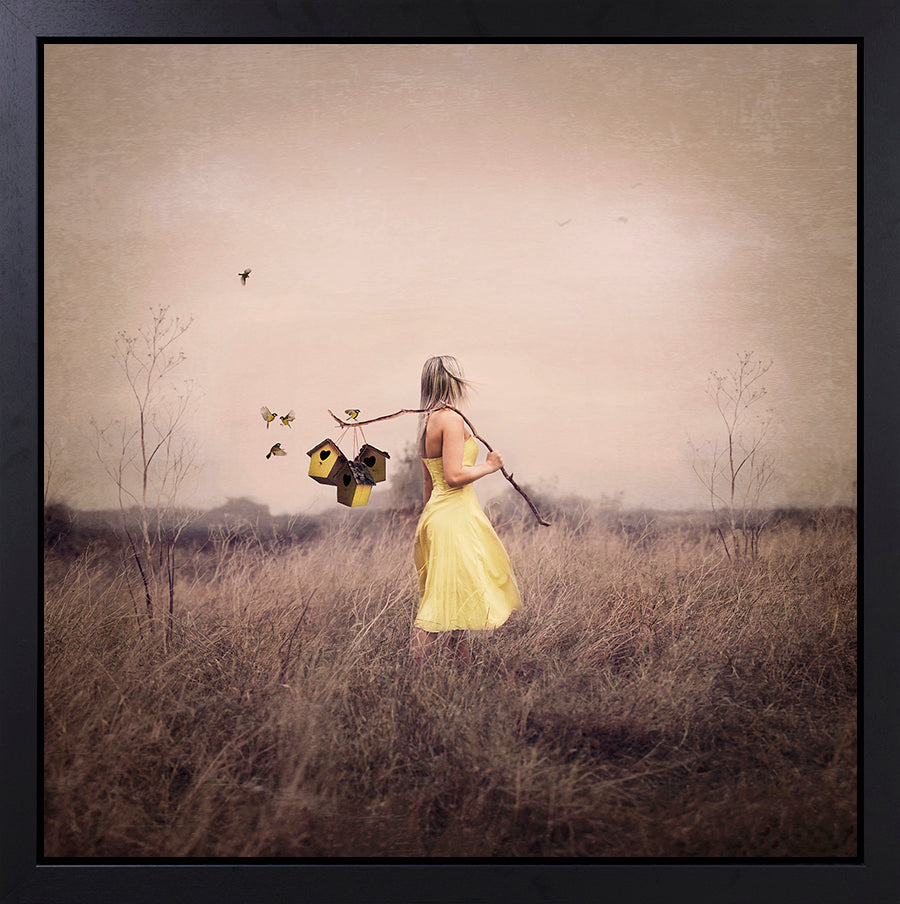 Michelle Mackie - 'Spring In Her Step' - Framed Original