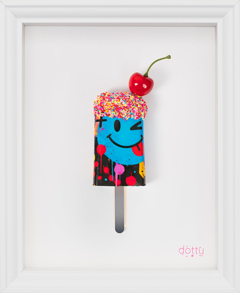 Dotty - 'Urban Melt Series - Original Artwork ' - Framed Resin Installation