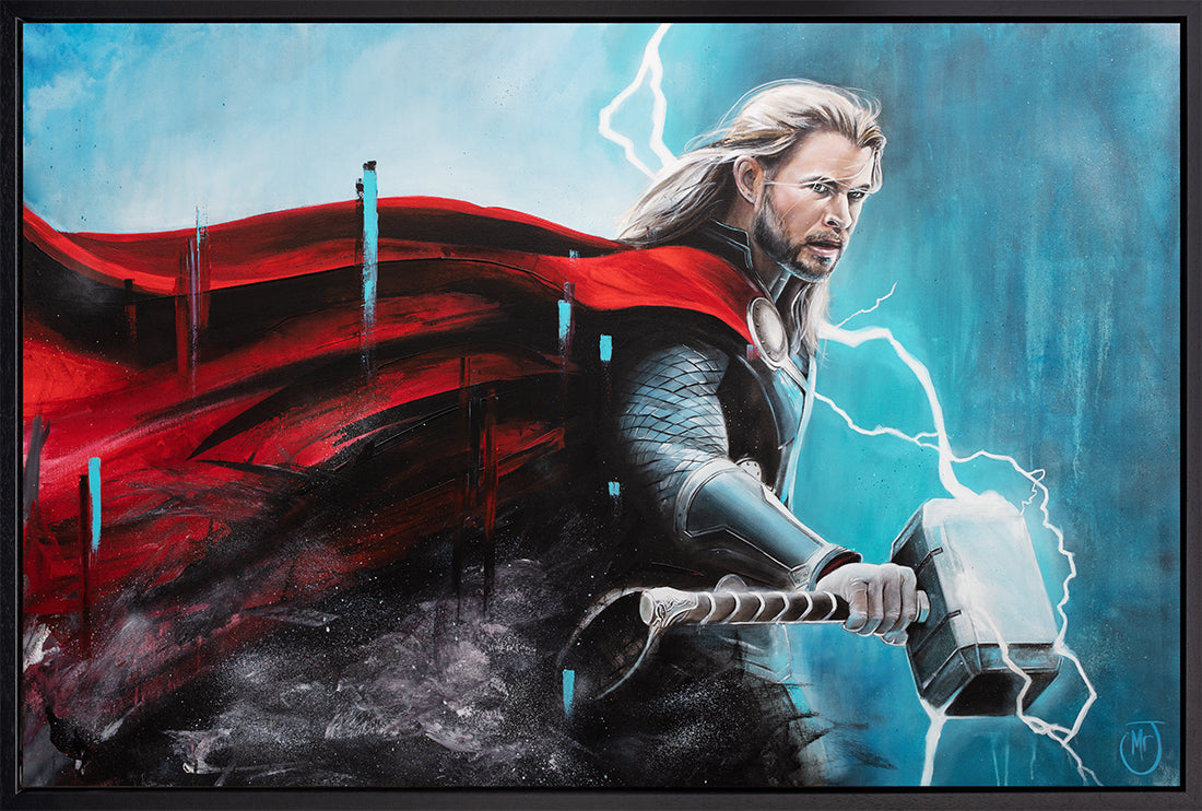 Mr J - 'Thor' - Framed Original Art