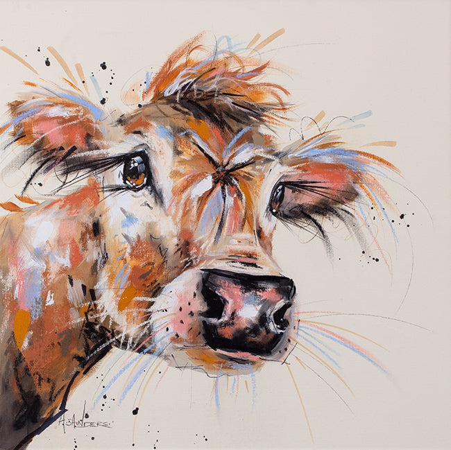 Ashley Saunders -  'Dairy Queen' - Framed Original Artwork