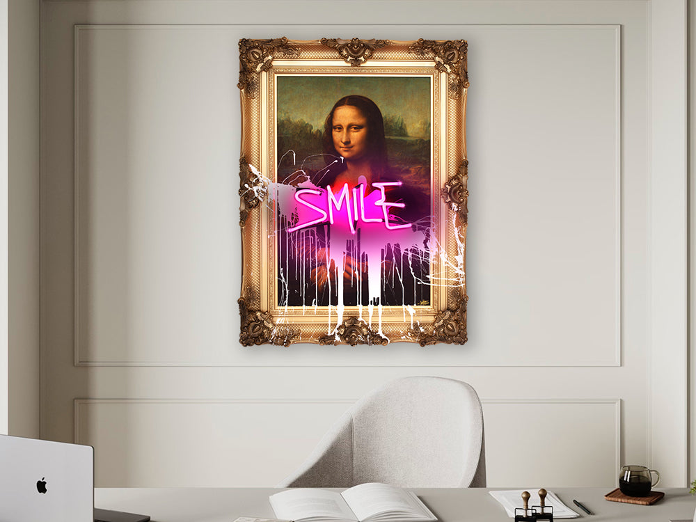 Ghost - 'The Prettiest Smile Hides The Deepest Secrets' - Framed Original Artwork