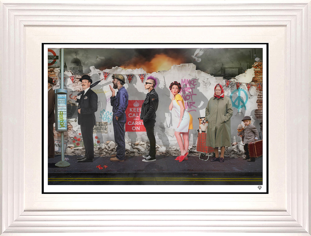JJ Adams - 'Britannia Row II - VE Day 80th Anniversary' - Framed Limited Edition