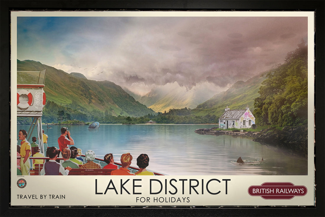 JJ Adams - 'A Postcard From The Lakes'  - Framed Original