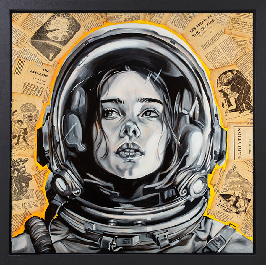 Chess - 'Head In The Clouds' - Framed Original Art