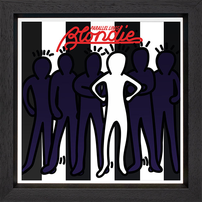 TBOY - 'Parallel Lines (Blondie)' - Keith Haring 12" Album Series - Framed Limited Edition