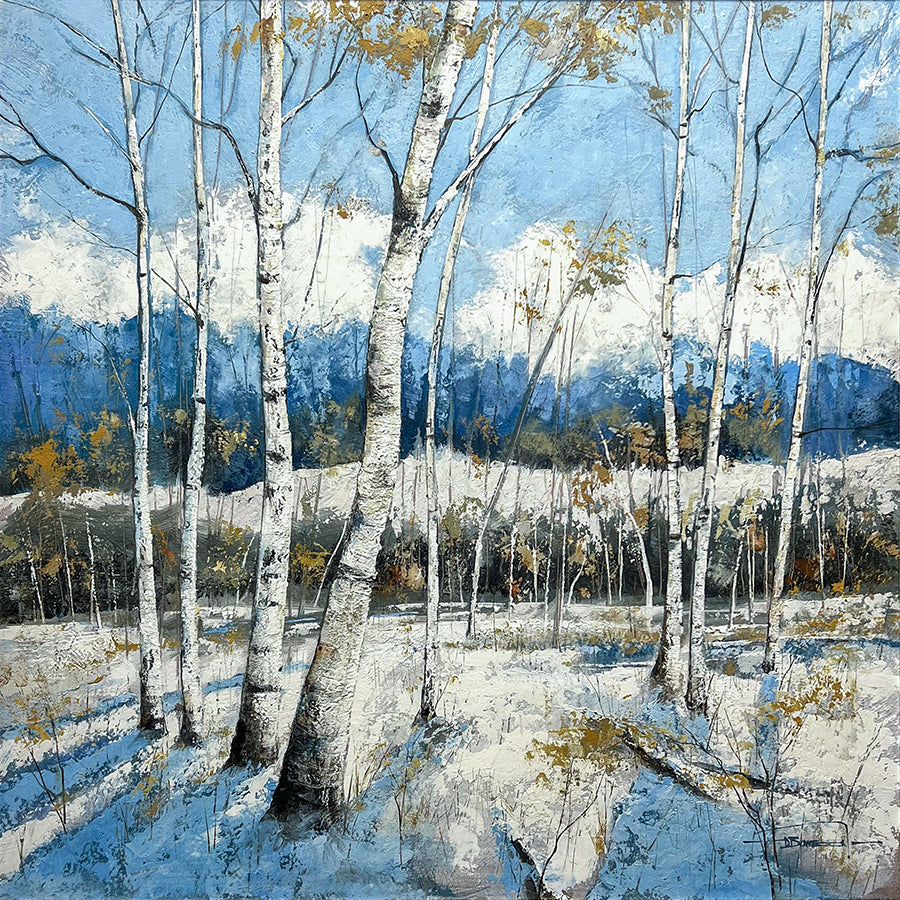 Dale Bowen -  'Woodland Study Of Winter II' - Framed Original Art