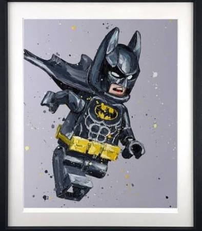 Paul Oz  'Lego Batman' - Framed Limited Edition (Print & Canvas)