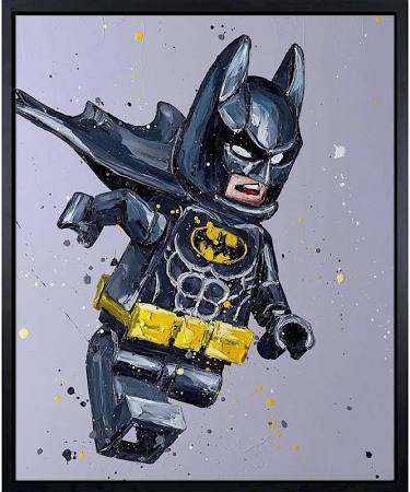 Paul Oz  'Lego Batman' - Framed Limited Edition (Print & Canvas)