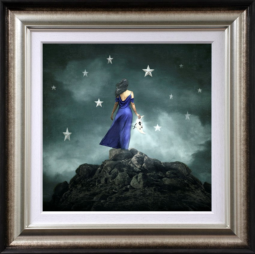 Michelle Mackie - 'To The Moon & Back' - Framed Limited Edition Art