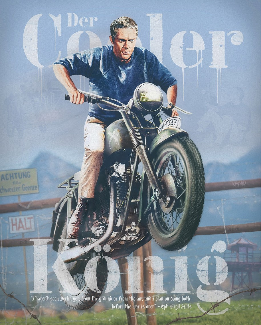 JJ Adams - 'Cooler Konig'  - Framed Original