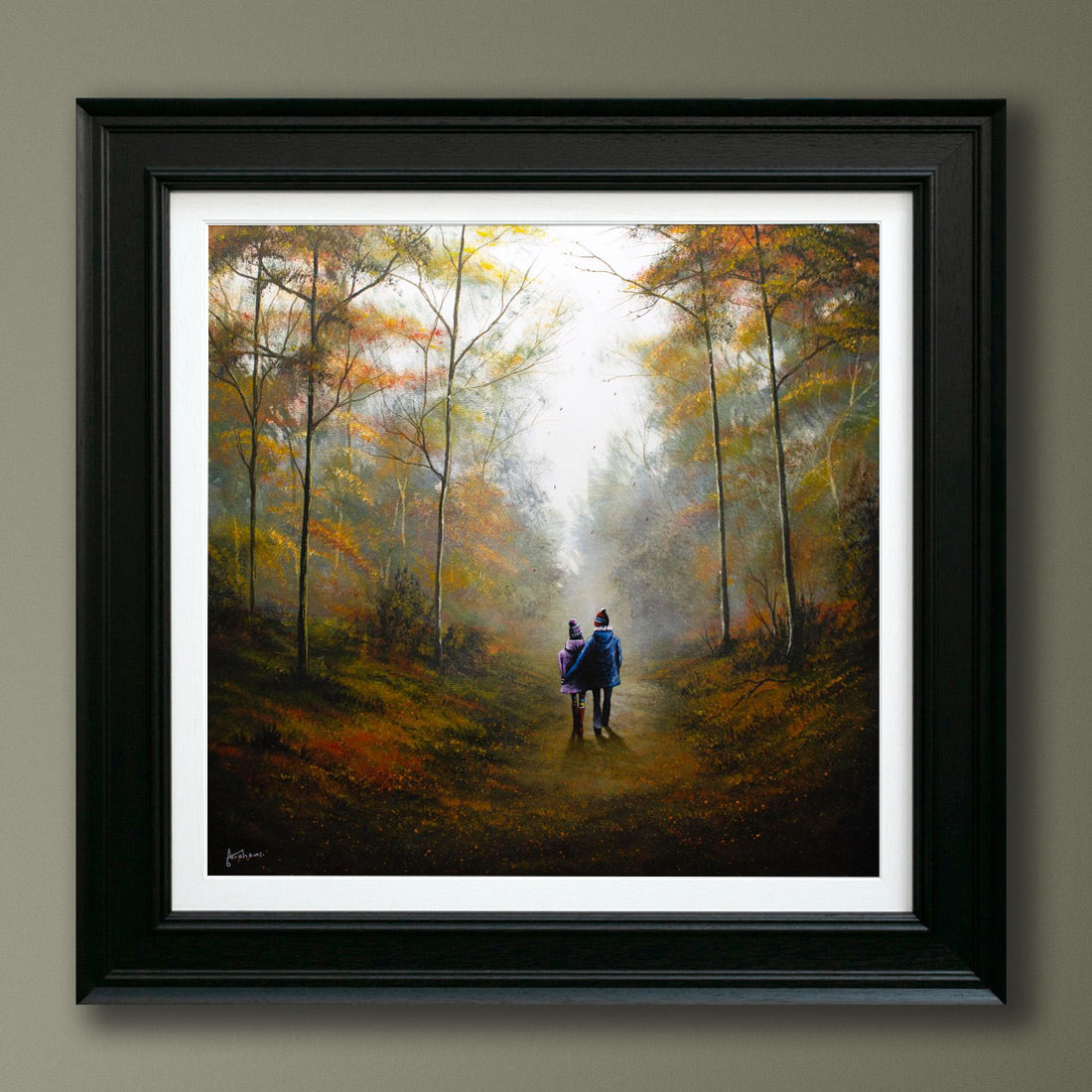 Danny Abrahams - 'Autumn's Embrace’  - Framed Original Art