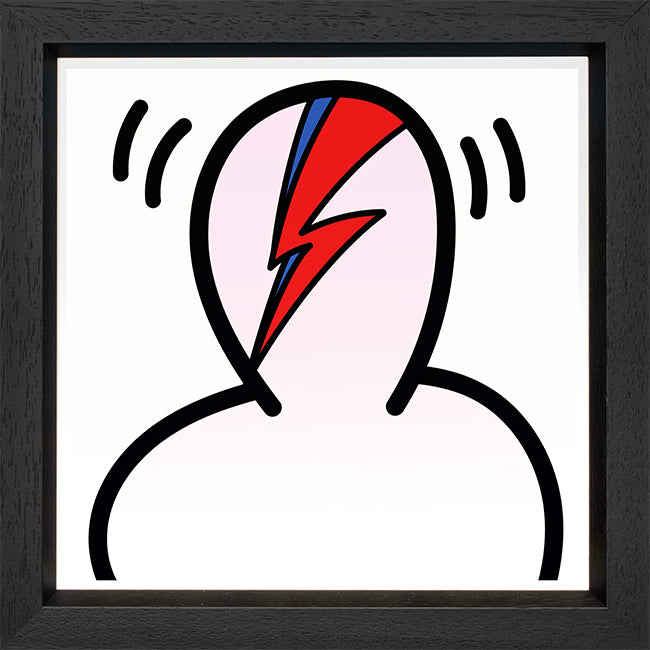 TBOY - ' Aladdin Sane (Ziggy Stardust)' - Keith Haring 12" Album Series - Framed Limited Edition
