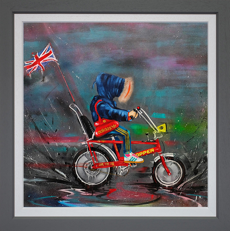 Wild Seeley - 'Snorkel Chopper - Red' - Framed Limited Edition