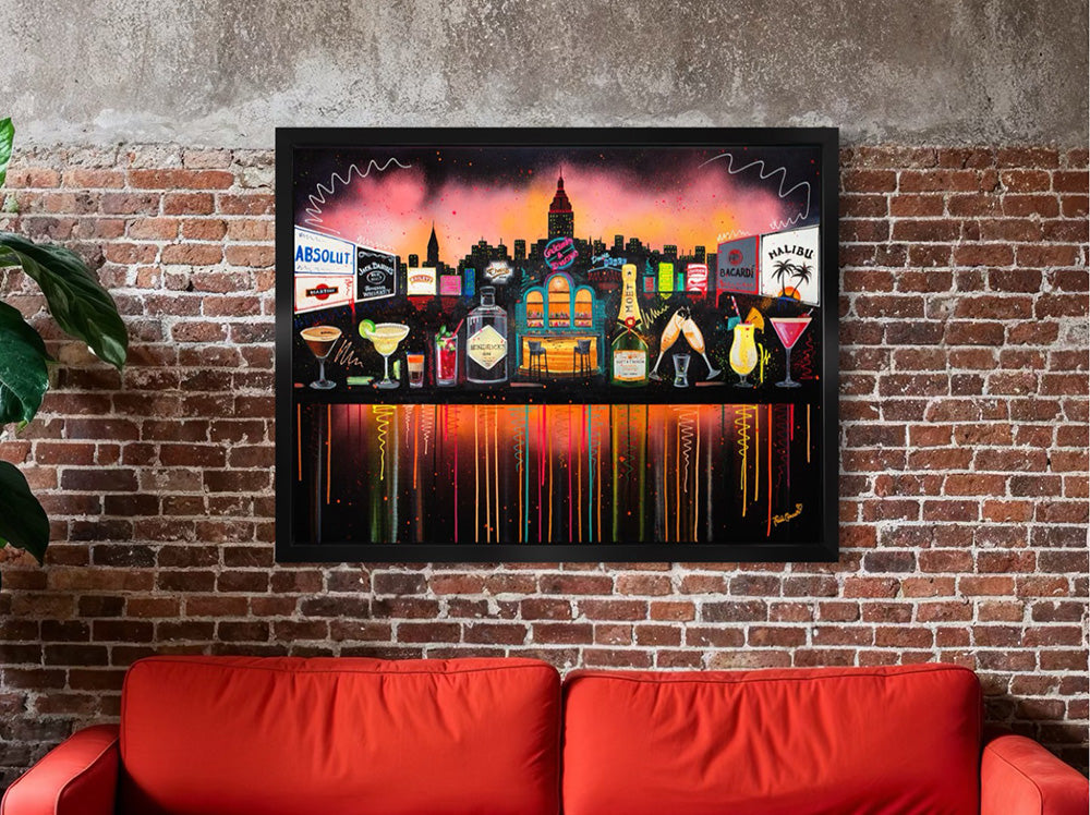 Julie Connor - 'It's 5 O'clock Somewhere' - Framed Original Artwork