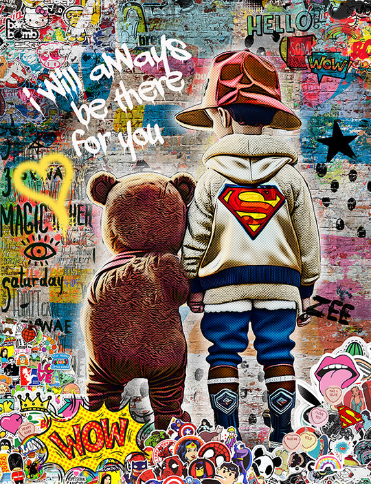 Zee - 'I Will Always Be There For You' - Framed Original