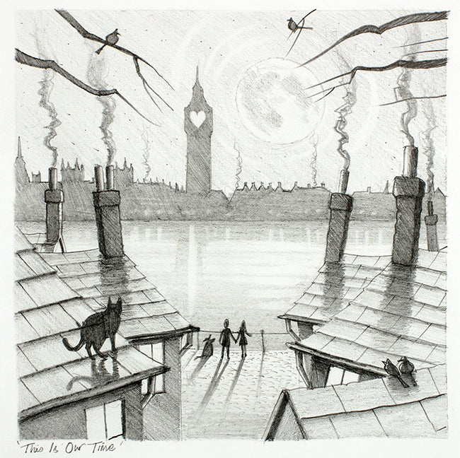 Derrick Fielding- 'This Is Our Time' - Framed Original Sketch