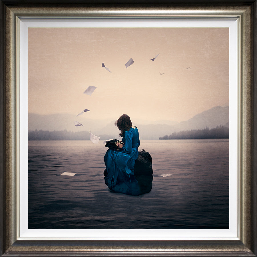 Michelle Mackie - 'To The Lake, With Love' - Framed Limited Edition Art