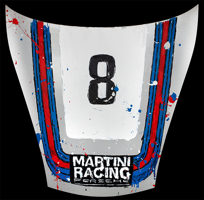 Paul Oz  'The Famous No.8' - Original & Genuine Porsche 911 Panel